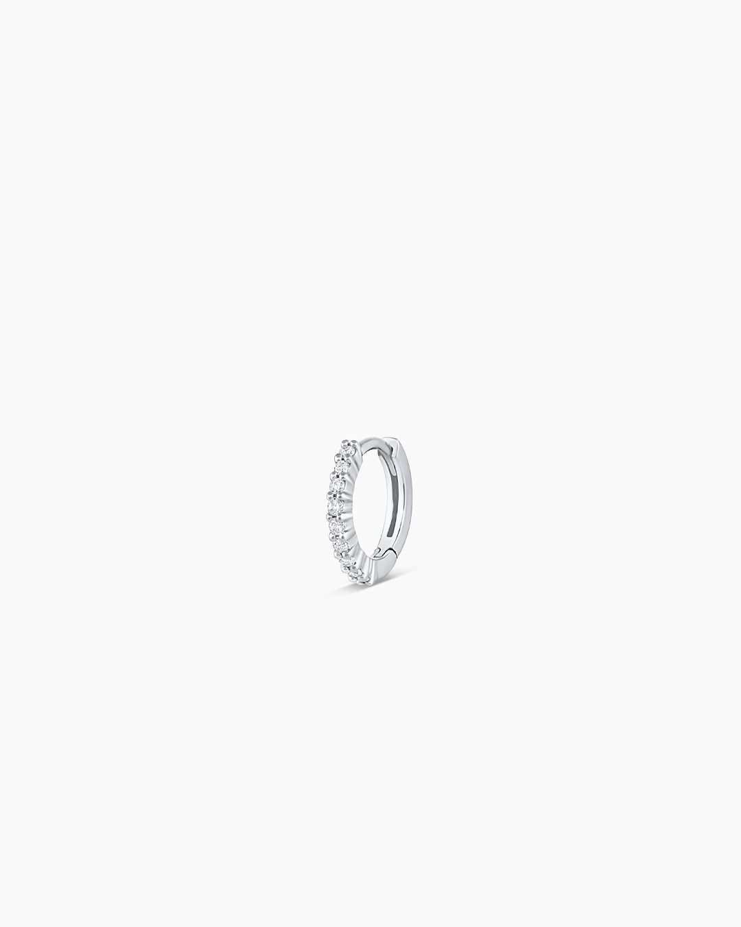 14k Solid White Gold