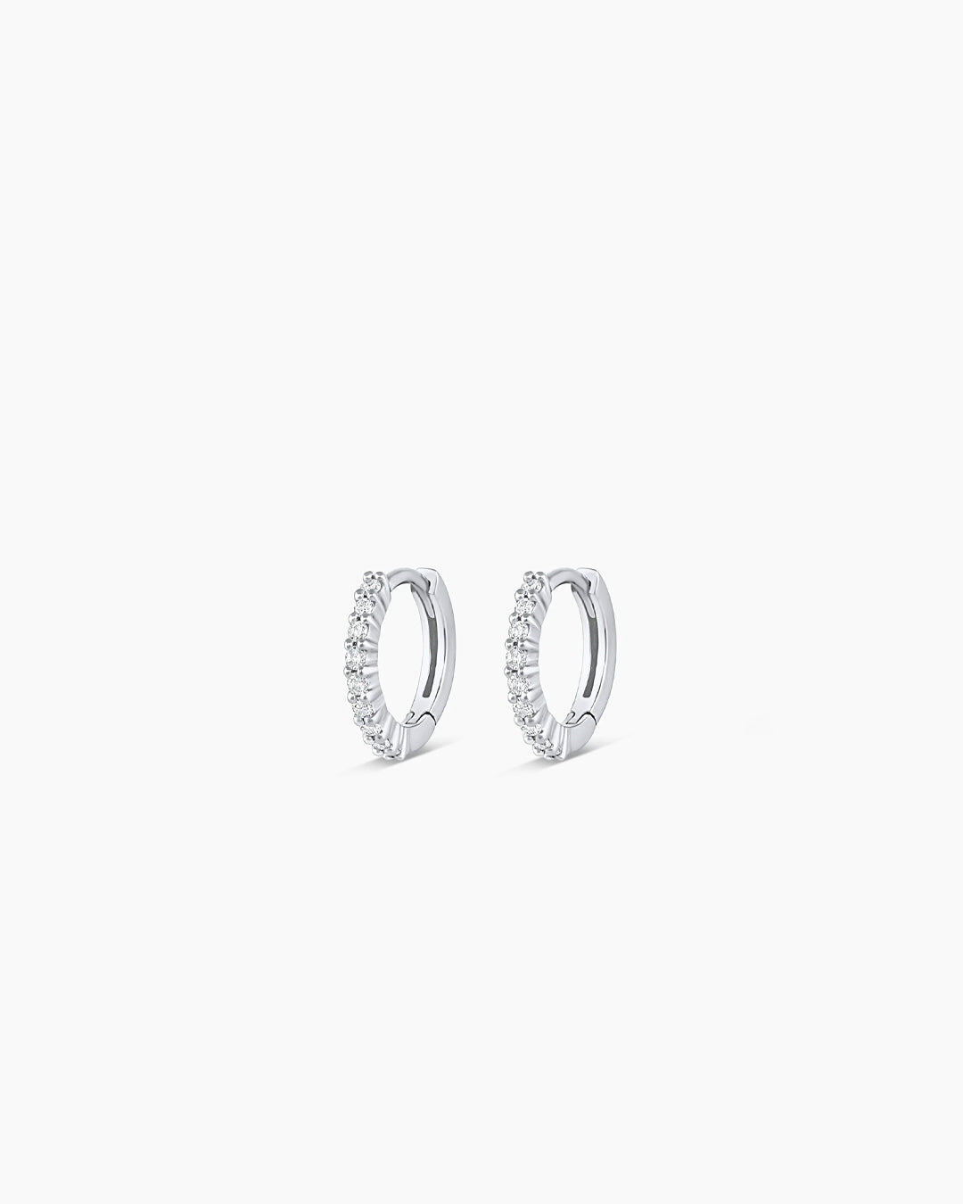 14k Solid White Gold