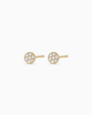 Diamond Pav?? Studs