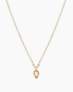 Diamond and Opal Necklace