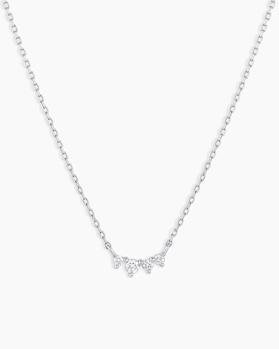 14k Solid White Gold