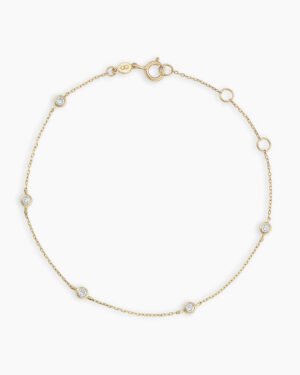 Classic Five Diamond Bracelet