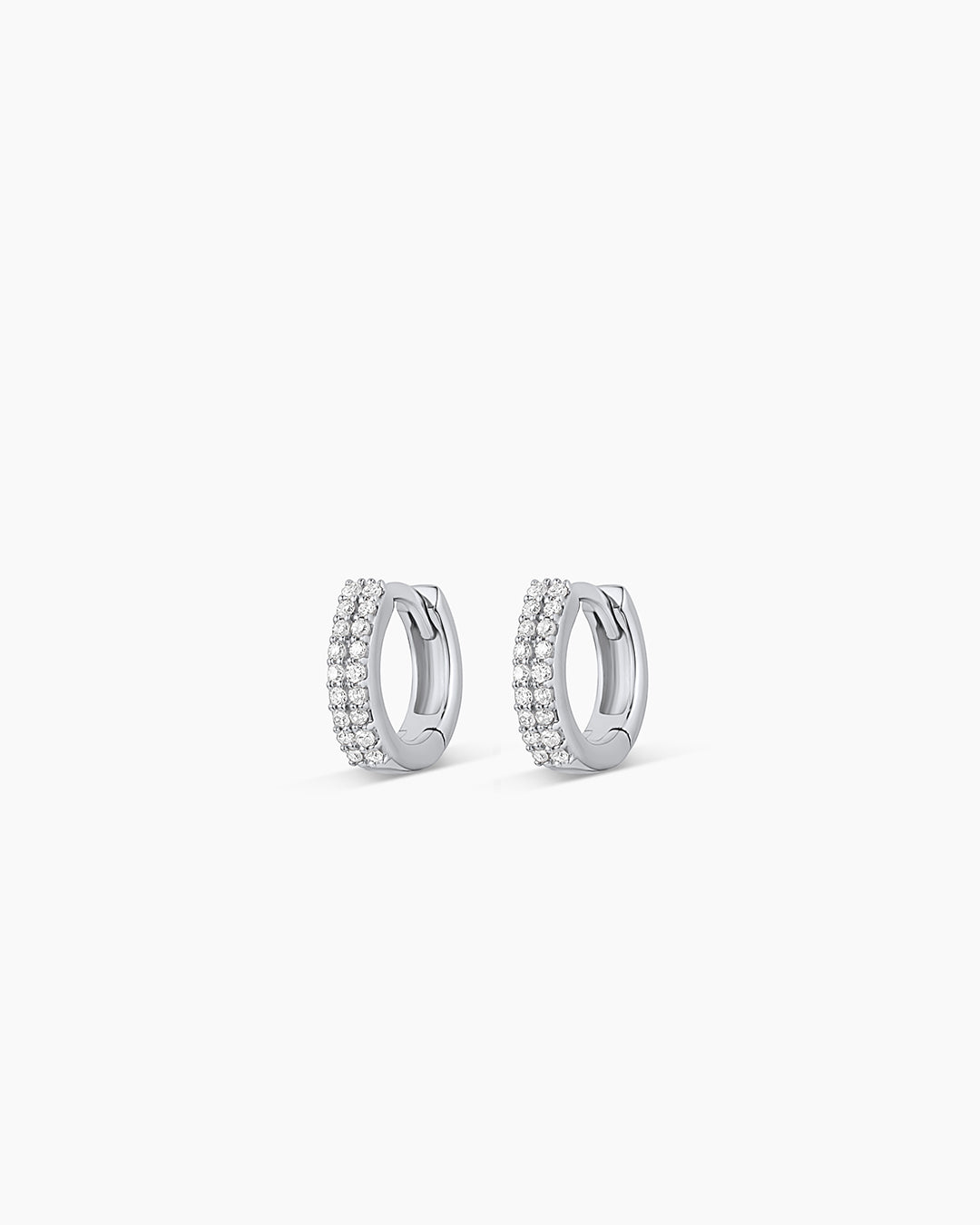 14k Solid White Gold