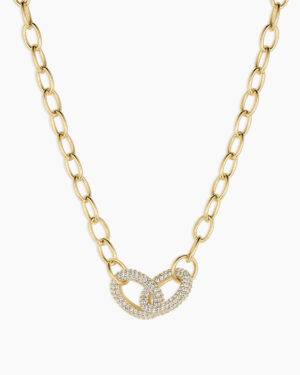 Lou Shimmer Interlocking Necklace