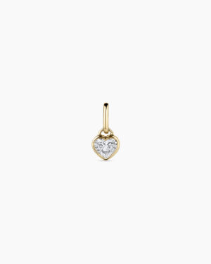 Lab Grown Diamond Heart Charm