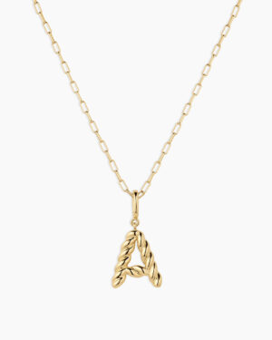 Crew Alphabet Statement Charm Necklace