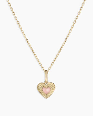 14k Gold It's a Girl Charm Necklace