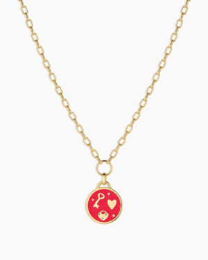 Love U Coin Necklace