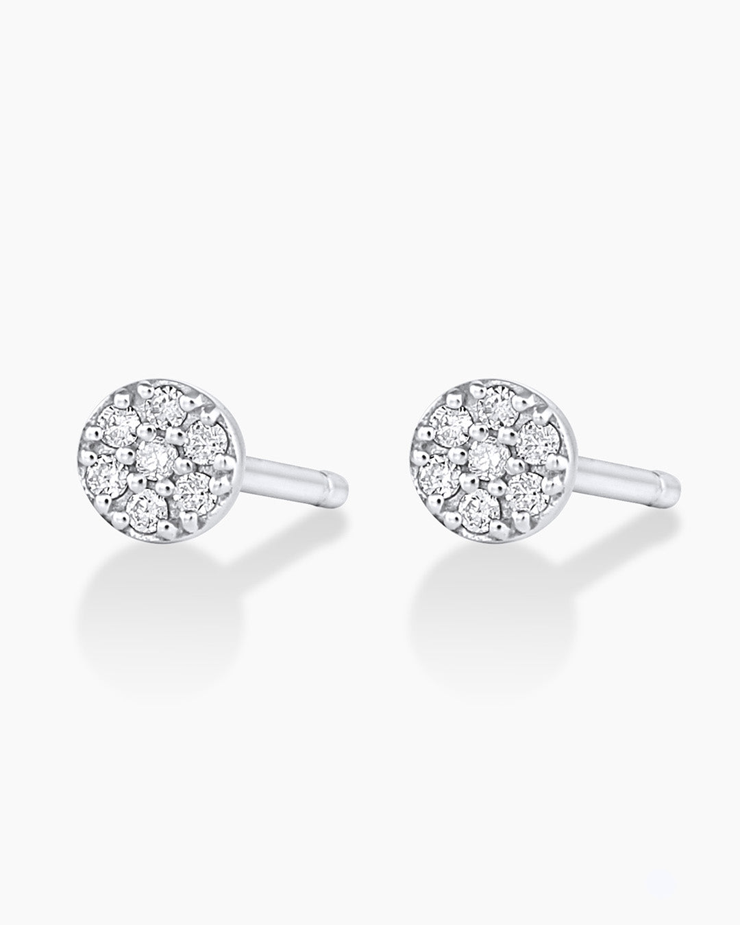 14k Solid White Gold