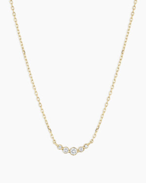 Elle Diamond Cluster Necklace