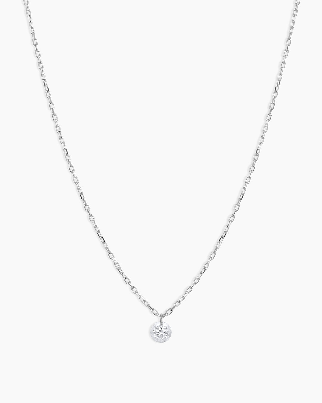 18k Solid White Gold