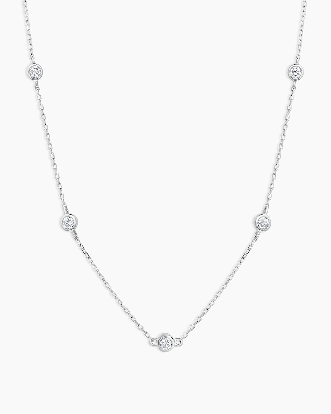 14k Solid White Gold
