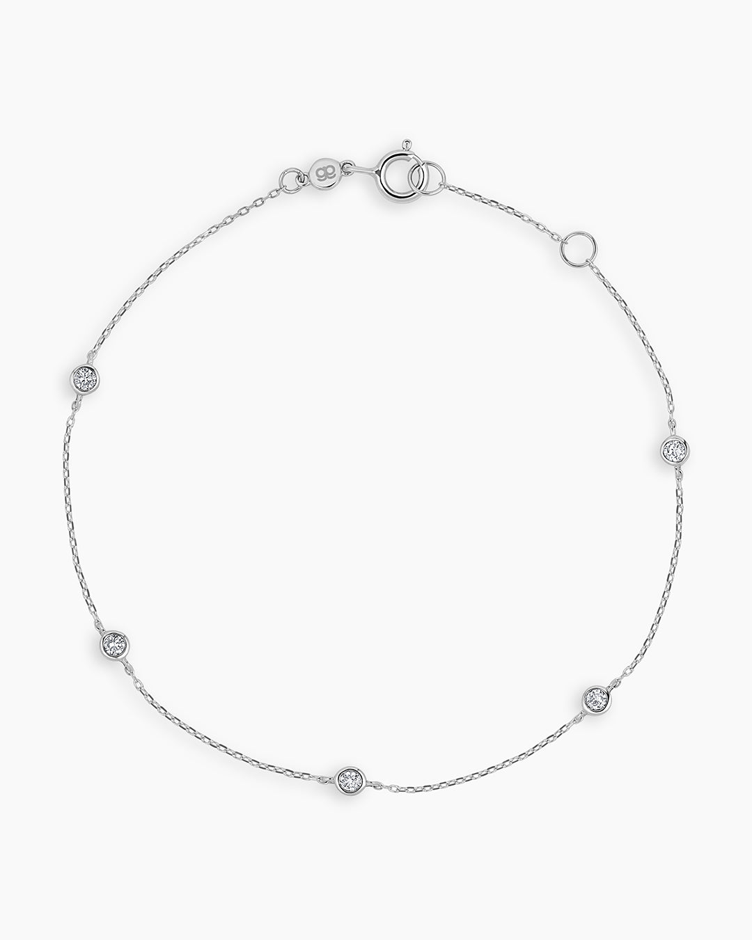 14k Solid White Gold